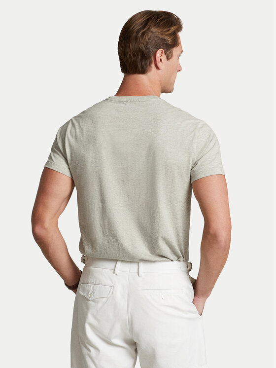 Polo Ralph Lauren Polo Ralph Lauren T-shirt Bsr 710680785 Siva Custom Slim Fit