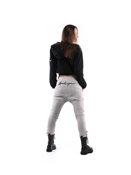 MANDRAGORA MANDRAGORA Teplákové kalhoty wężymord Šedá Baggy Fit