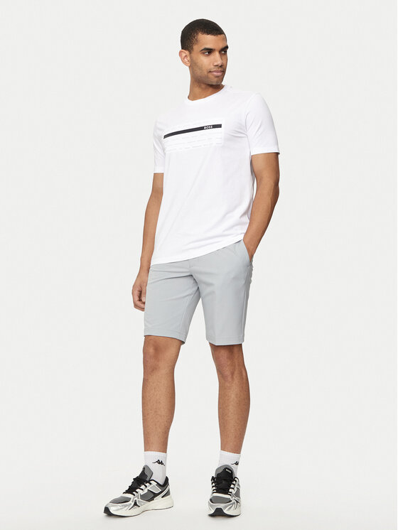 BOSS Boss Kratke hlače iz tkanine S_Commuter 50504392 Siva Slim Fit