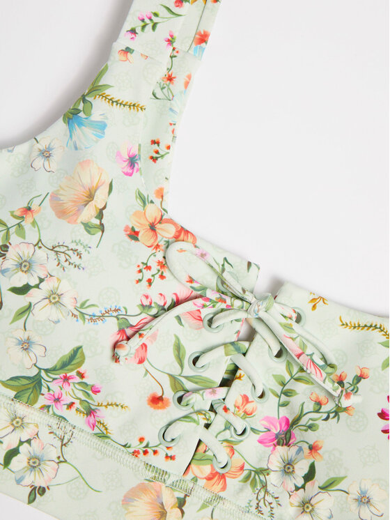 Guess Guess Top grudnjak Davina V3GP12 MC049 Zelena