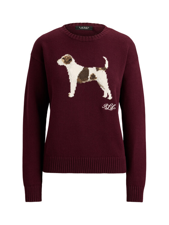 LAUREN RALPH LAUREN LAUREN RALPH LAUREN Светр 200B27844001 Бордовий Relaxed Fit