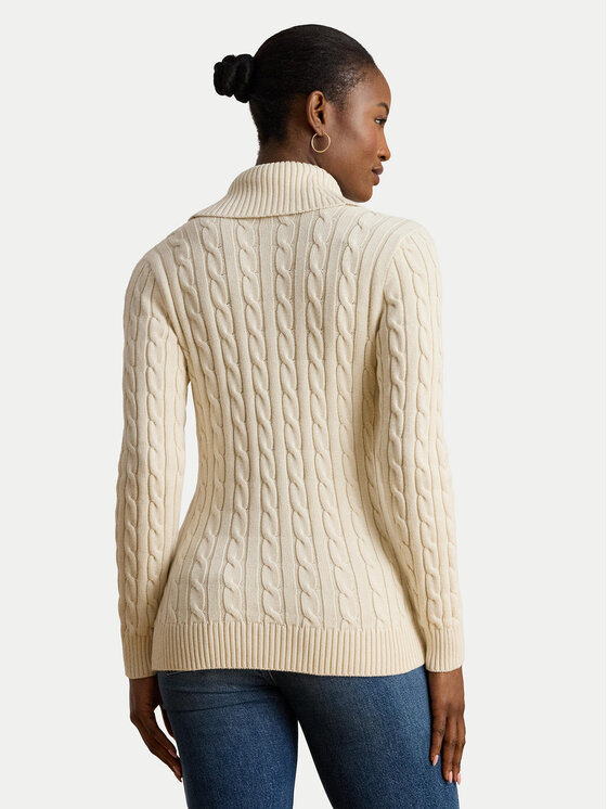 LAUREN RALPH LAUREN LAUREN RALPH LAUREN Sweter 200808258004 Beżowy Relaxed Fit