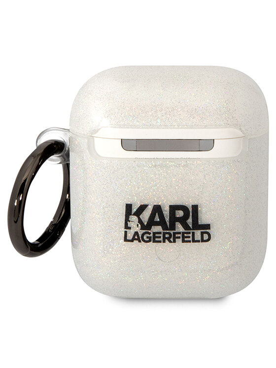KARL LAGERFELD KARL LAGERFELD Etui na słuchawki AirPods 1/2 Przezroczysty