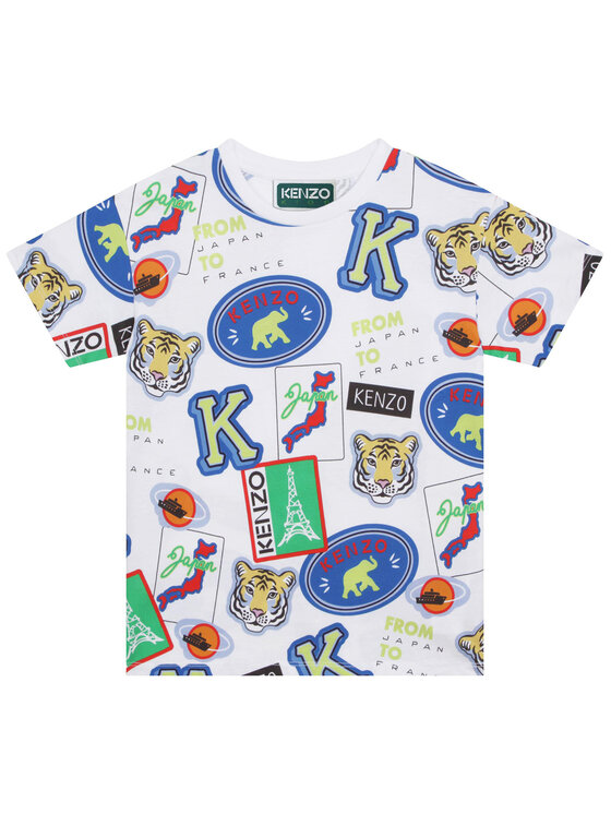 Kenzo Kids Majica K25784 S Bela Regular Fit