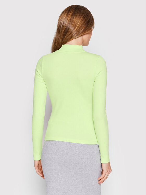4F 4F Bluzka H4L22-TSDL011 Zielony Regular Fit