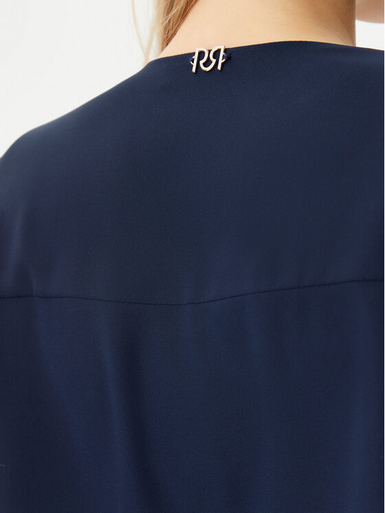 Rinascimento Rinascimento Bluzka CFC0122866003 Granatowy Regular Fit