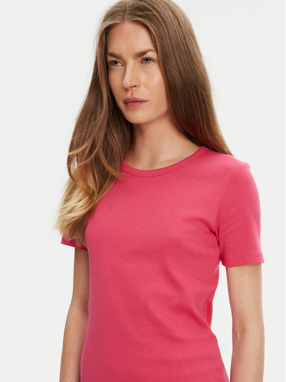 United Colors Of Benetton United Colors Of Benetton T-shirt 3GA2E16A0 Ružičasta Regular Fit