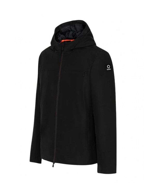 SUNS SUNS Cappotto gbs53038u_v8_jacket_aurelio_velour Nero Regular Fit