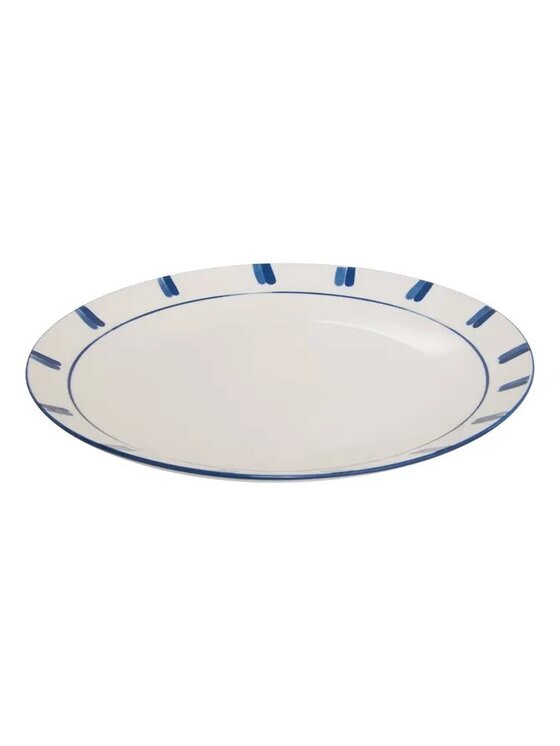MIAhome MIAhome Komplet talerzy 6 szt. porcelanowych obiadowych Oceania 27 cm Biały