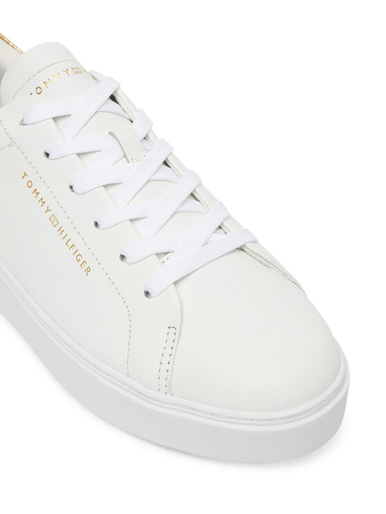 Tommy Hilfiger Tommy Hilfiger Sneakersy Essential Platform Court Sneaker FW0FW08756 Biela
