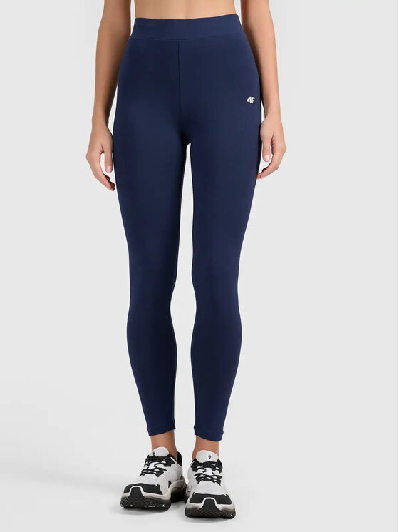 4F 4F Legginsy TTIGF296-31 Granatowy Active Fit
