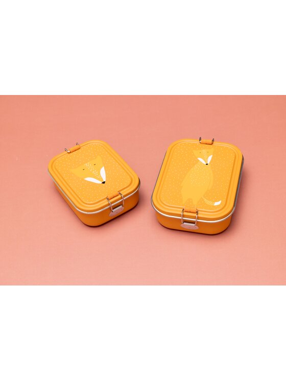 Trixie Baby Trixie Baby Lunchbox Duży stalowy lunch box - Lis Pomarańczowy