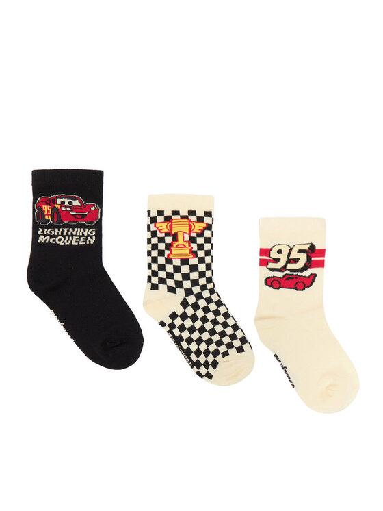 Cars Cars Garās zeķes CEO-ACCCS-SS26-238DPC(3-PACK) Daudzkrāsains