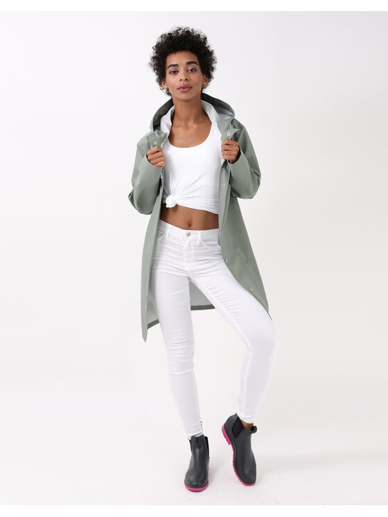 VANNSKJOLD VANNSKJOLD Kurtka przeciwdeszczowa ELEGANCE Khaki Classic Fit