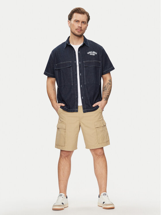 Wrangler Wrangler Riidest šortsid Casey Utility 112352191 Beež Relaxed Fit