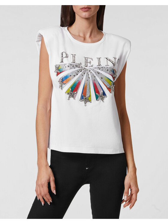 PHILIPP PLEIN PHILIPP PLEIN Tričko 2569 Biela Regular Fit