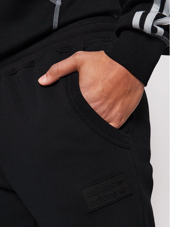 adidas Pantalon jogging R.Y.V. Silicone Double Linear Badge GN3304 Noir  Regular Fit • Modivo.fr