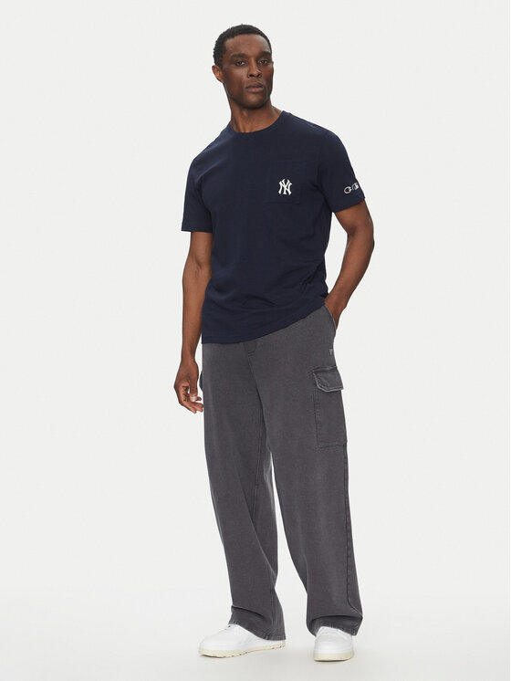Champion Champion Tričko 221038 Tmavomodrá Regular Fit