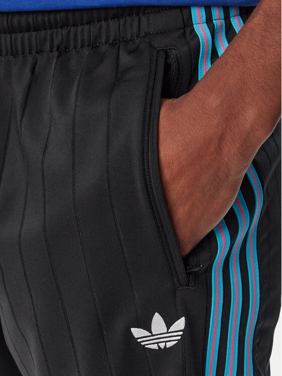 adidas adidas Παντελόνι φόρμας Firebird Drop Needle KE4136 Μαύρο Regular Fit