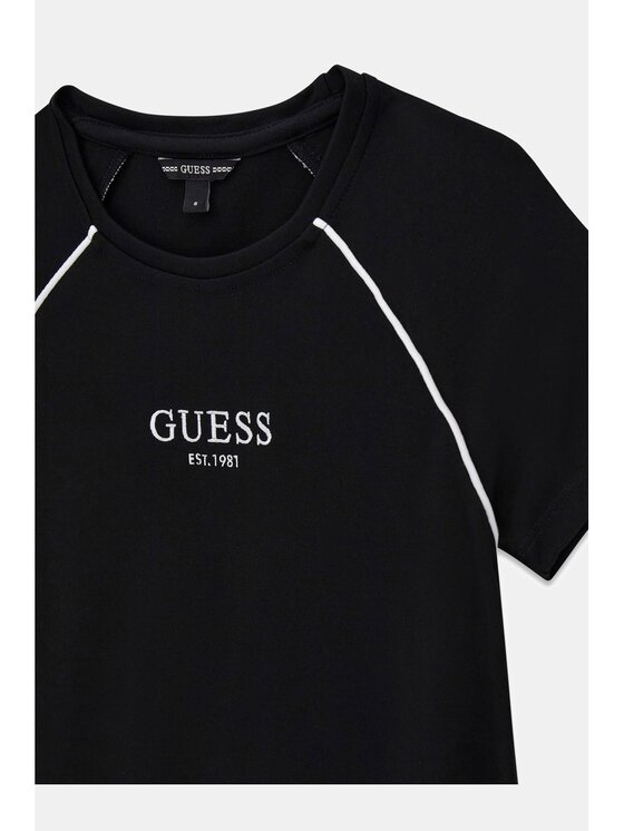 Guess Kids Guess Kids Každodenní šaty 183780 Černá Classic Fit