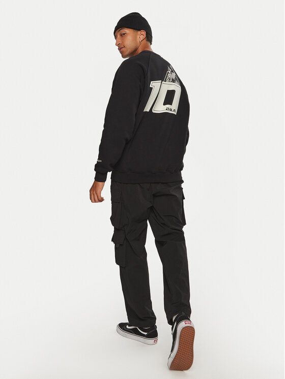 BALR. BALR. Majica dugih rukava B1262.1085.102 Crna Box Fit