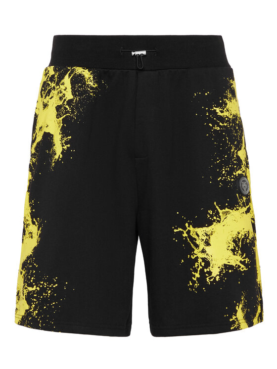 Plein Sport Plein Sport Szorty sportowe 28337 Czarny Jogger Fit