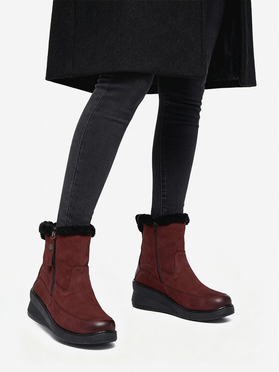 Go Soft Go Soft Μποτάκια CEO-WI23-NUREN-01 Μπορντό