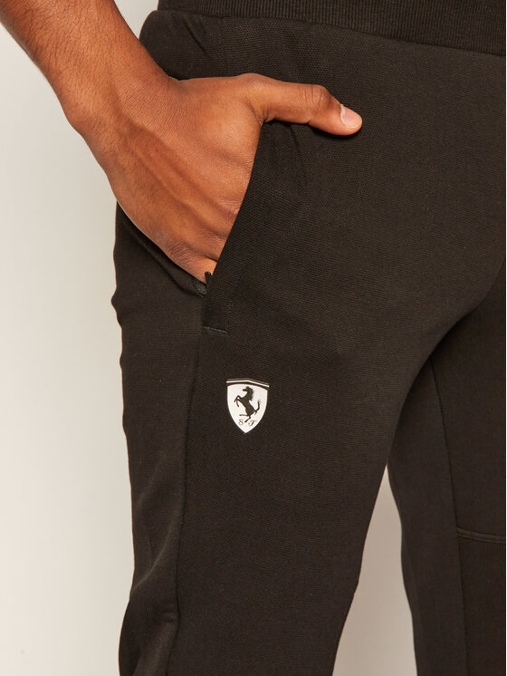 Puma Pantaloni da tuta Ferrari Style Sweat 597927 Nero Regular Fit