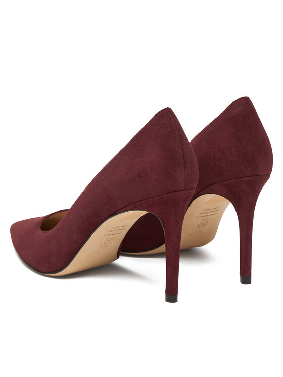 Stuart Weitzman Stuart Weitzman Lodičky Stuart Power 85 SJ948 PY0 Bordó