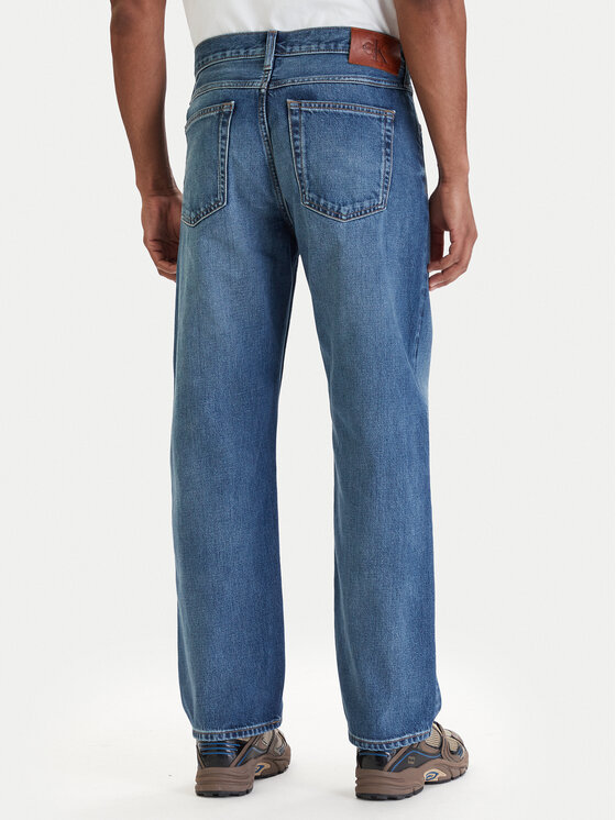 Calvin Klein Jeans Calvin Klein Jeans Jeans hlače 90S LV04RD722G Modra Straight Fit