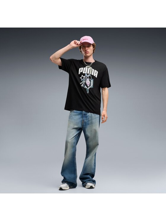 Puma Puma T-Shirt 694364 Czarny Regular Fit