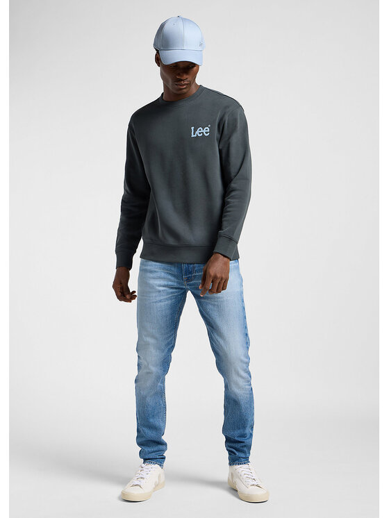 Lee Lee Felpa 112363886 Grigio Regular Fit