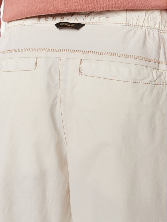 Napapijri Napapijri Παντελόνι υφασμάτινο Aberdeen NP0A4I4S Εκρού Loose Fit