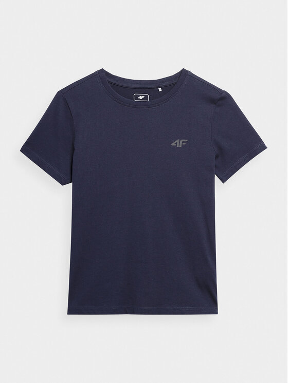 4F Tricou 4FJAW23TTSHM0795 Bleumarin Regular Fit