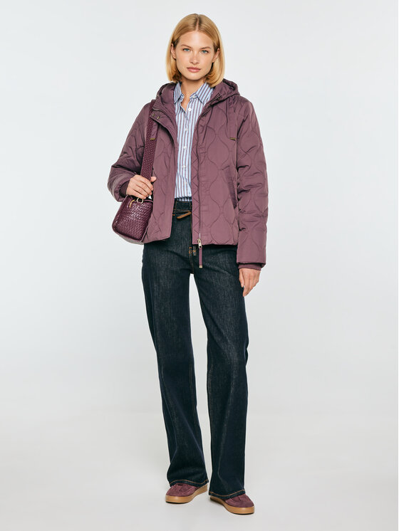 BIG STAR BIG STAR Kurtka zimowa WINTERA Bordowy Basic Fit