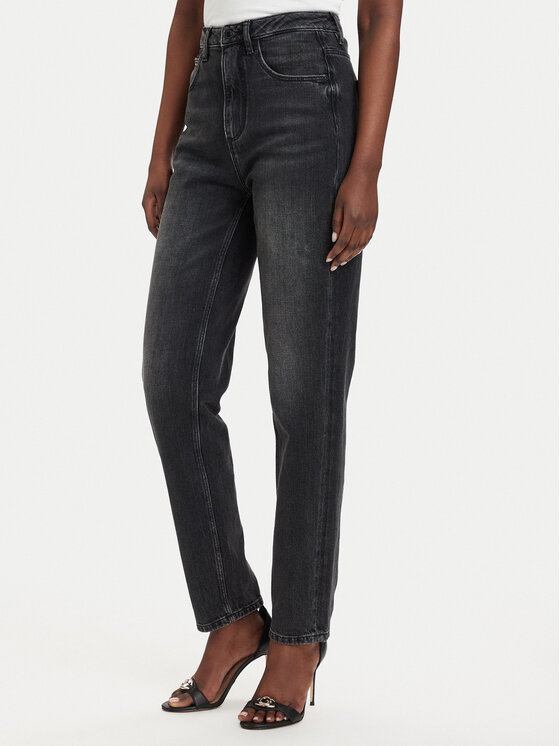 Guess Guess Traperice W2YA21 D4QD1 Crna Mom Fit