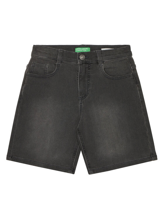 United Colors Of Benetton United Colors Of Benetton Džinsiniai šortai 44LGC9048 Pilka Regular Fit