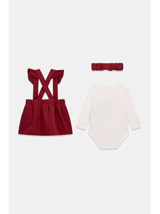 Guess Kids Guess Kids Každodenní šaty 184447 Bílá Classic Fit