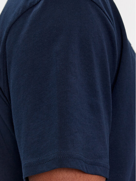 Tommy Jeans Tommy Jeans T-Shirt Linear Logo DM0DM17993 Granatowy Regular Fit