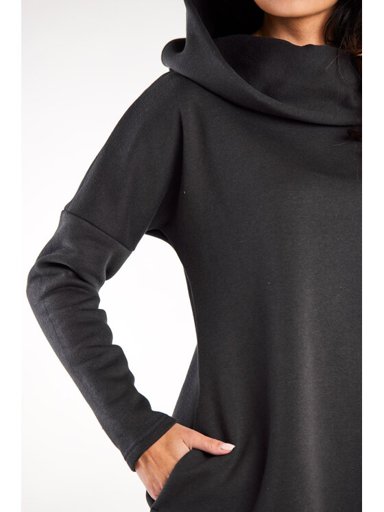 Infinite You Infinite You Sukienka dzianinowa M328 Szary Basic Fit