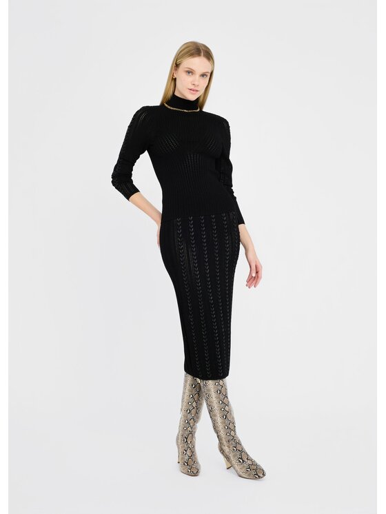 Liu Jo Liu Jo Cardigan CF5087MS46M22222 Nero Slim Fit