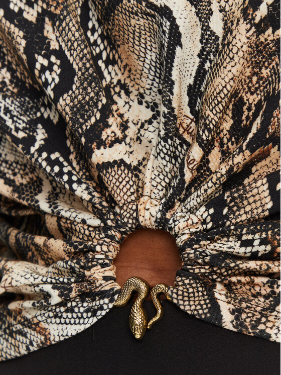Just Cavalli Just Cavalli Póló 78PAHE01 Barna Regular Fit