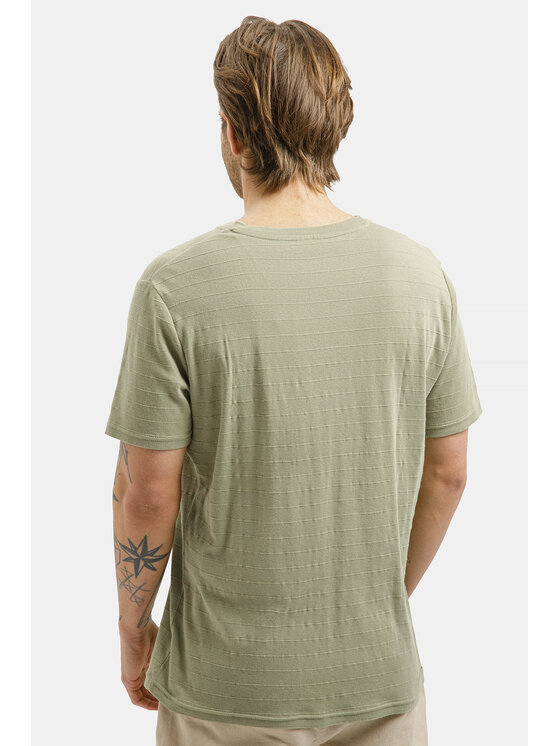 Cross Jeans Cross Jeans T-Shirt 16159-003 Khaki Regular Fit