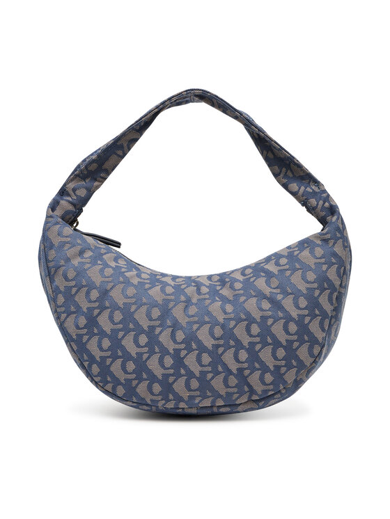 Calvin Klein Geantă Ckj Monogram Pinched Medium Shou LV04F3206G Albastru
