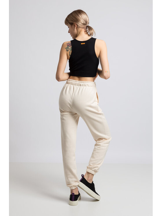 LaLupa LaLupa Spodnie piżamowe LA053 Biały Comfortable Fit