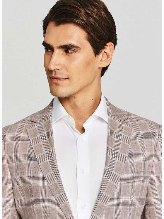 Pako Lorente Pako Lorente Marynarka P26SF-3X-005 Beżowy Slim Fit