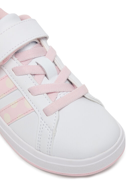 adidas adidas Сникърси Grand Court Minnie El K JR8134 Бял