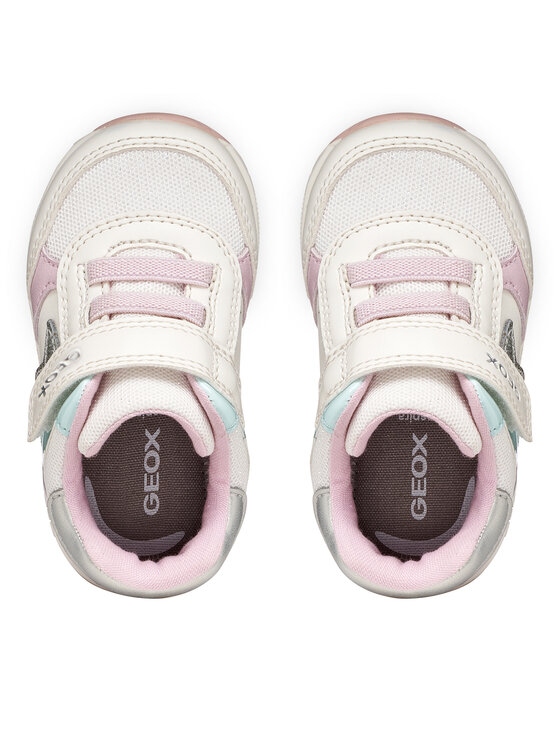 Geox Geox Sneakersy B Rishon Girl B560LA 0BCEW C1022 Bílá