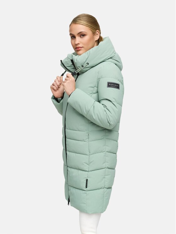 Navahoo Navahoo Kurtka zimowa Mondnebel Zielony Regular Fit