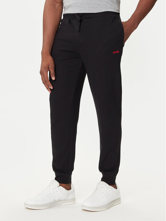 HUGO HUGO Pyjamahose Austin 50532012 Schwarz Regular Fit